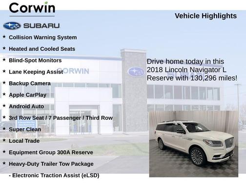 2018 Lincoln Navigator L Reserve