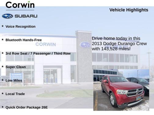 2013 Dodge Durango Crew