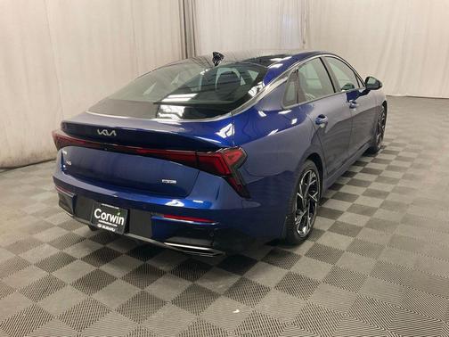Blue 2025 Kia K5 GT-Line