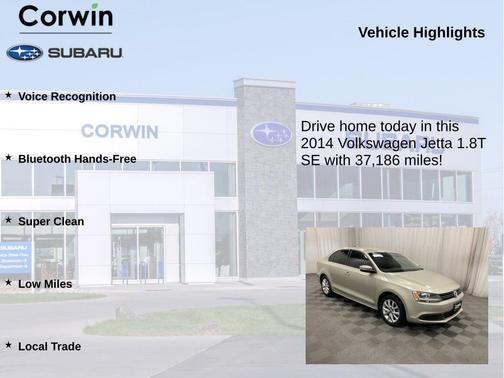 Moonrock Silver Metallic 2014 Volkswagen Jetta SE