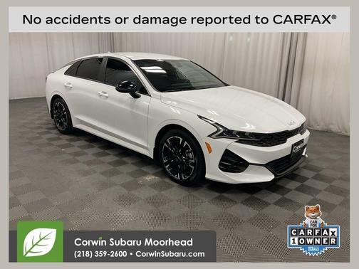 Glacial White Pearl 2024 Kia K5 GT-Line