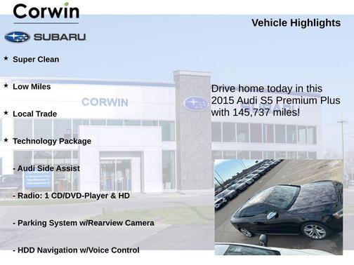 2015 Audi S5 3.0T Premium Plus