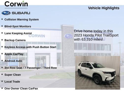 2023 Honda Pilot TrailSport