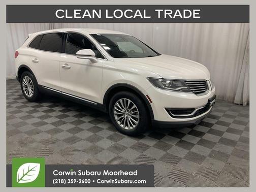 White Platinum Clearcoat Metallic 2017 Lincoln MKX Select