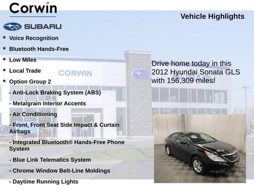 2012 Hyundai SONATA GLS