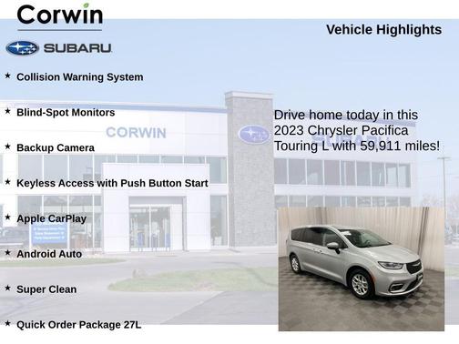 2023 Chrysler Pacifica Touring-L