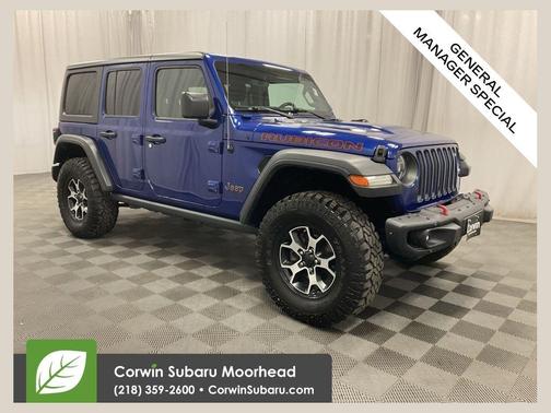 Ocean Blue Metallic 2019 Jeep Wrangler Unlimited Rubicon