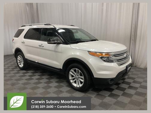 White Platinum Tri-Coat Metallic 2013 Ford Explorer XLT