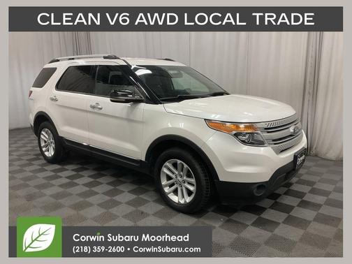 White Platinum Tri-Coat Metallic 2013 Ford Explorer XLT