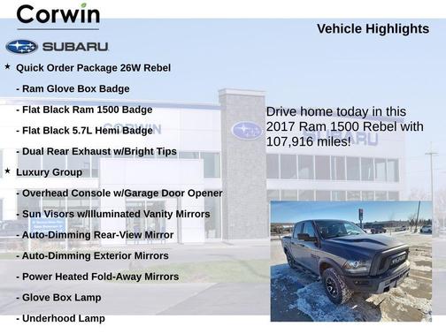2017 RAM 1500 Rebel
