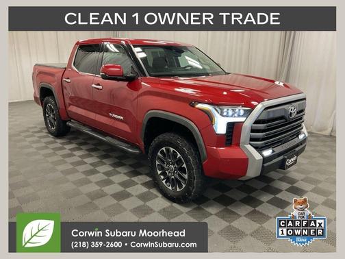 Red 2022 Toyota Tundra Limited