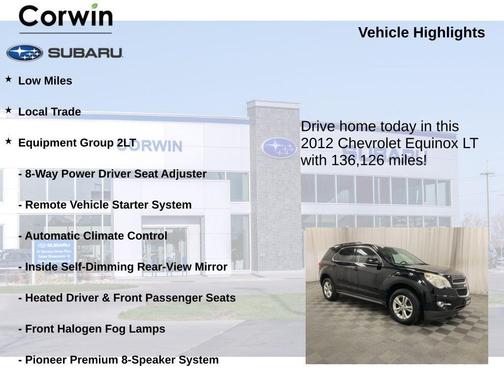 2012 Chevrolet Equinox 2LT