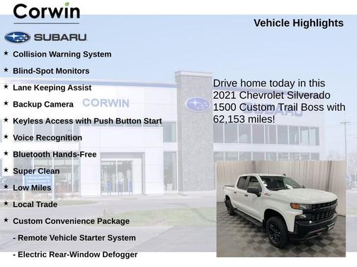 2021 Chevrolet Silverado 1500 Custom Trail Boss