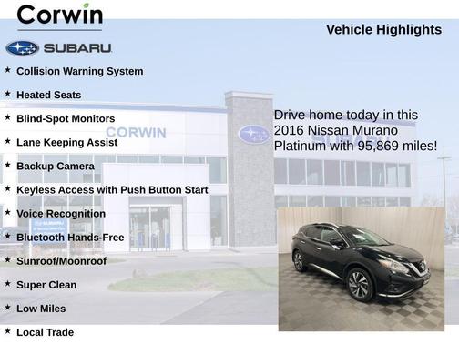 2016 Nissan Murano Platinum