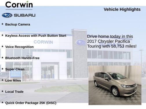 2017 Chrysler Pacifica Touring