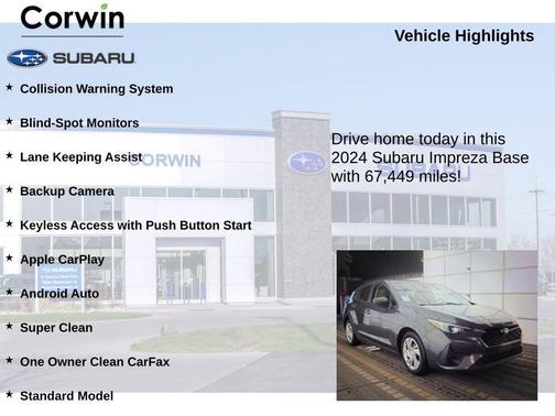 2024 Subaru Impreza Base