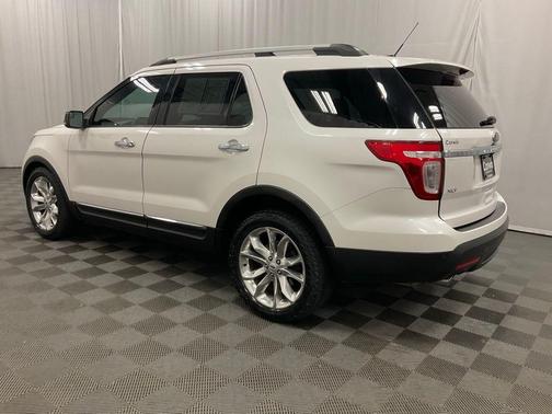 White Platinum Clearcoat Metallic 2013 Ford Explorer XLT