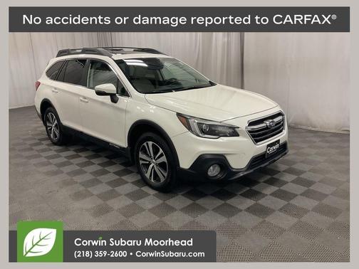 White 2018 Subaru Outback 2.5i Limited