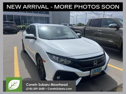 White 2018 Honda Civic EX