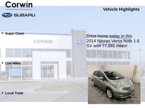 2014 Nissan Versa Note SV