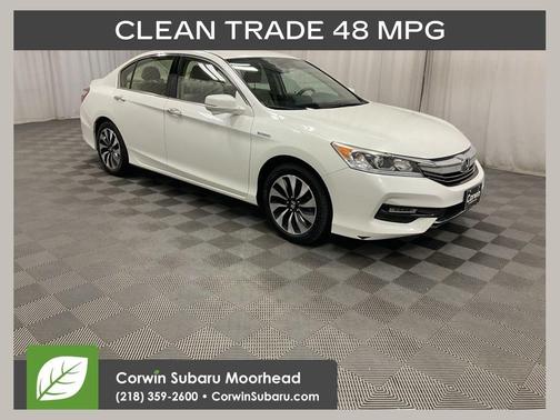 White Orchid Pearl 2017 Honda Accord Hybrid Base