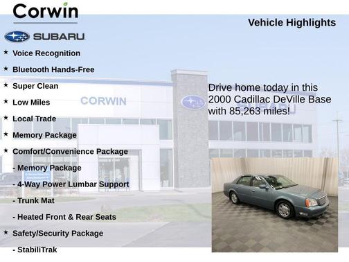 2000 Cadillac DeVille 