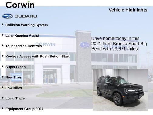 2021 Ford Bronco Sport Big Bend