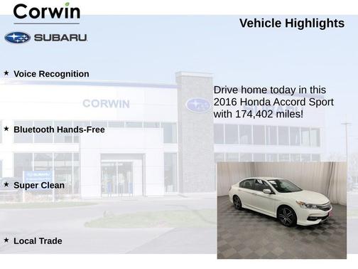 2016 Honda Accord Sport