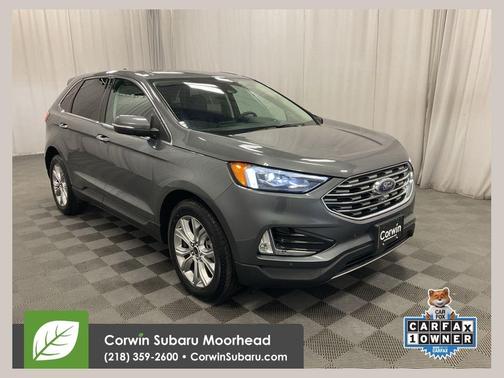 Carbonized Gray Metallic 2024 Ford Edge Titanium