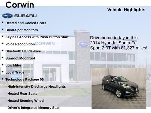 2014 Hyundai Santa Fe Sport 2.0L Turbo