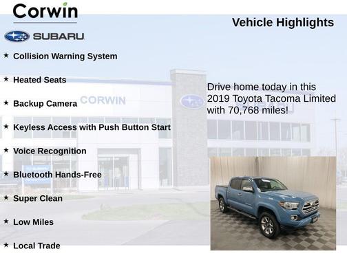 2019 Toyota Tacoma Limited