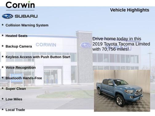 2019 Toyota Tacoma Limited