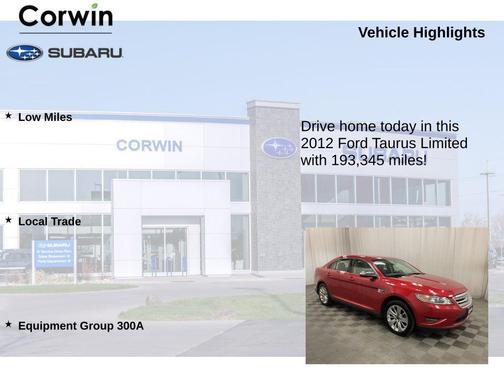 2012 Ford Taurus Limited