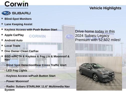 2024 Subaru Legacy Premium