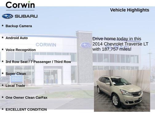 2014 Chevrolet Traverse 1LT