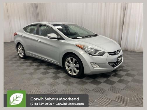 Radiant Silver 2012 Hyundai ELANTRA Limited