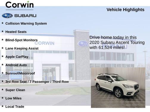 2020 Subaru Ascent Touring 7-Passenger
