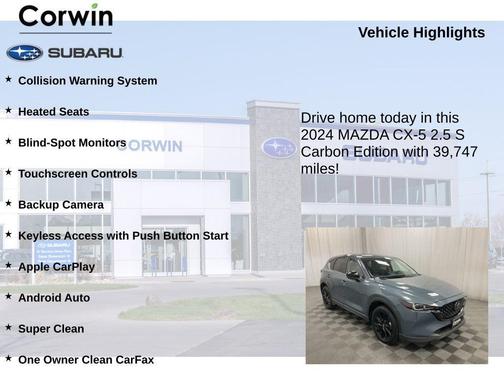 2024 Mazda CX-5 2.5 S Carbon Edition