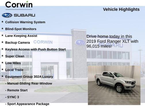 2019 Ford Ranger XLT