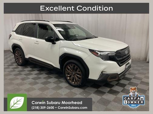 Crystal White Pearl 2025 Subaru Forester Sport