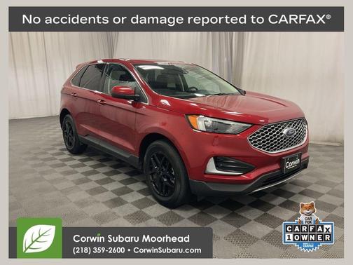 Rapid Red Metallic Tinted Clearcoat 2024 Ford Edge SEL