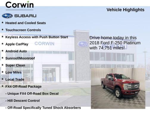 2018 Ford F-250 Platinum