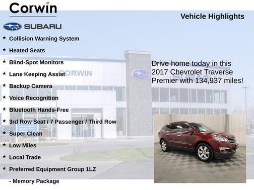 2017 Chevrolet Traverse Premier