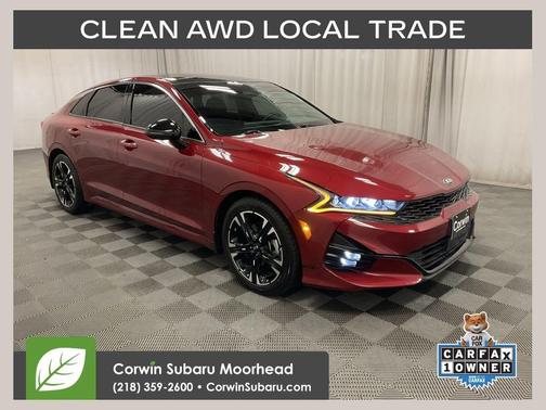 Passion Red 2021 Kia K5 GT-Line