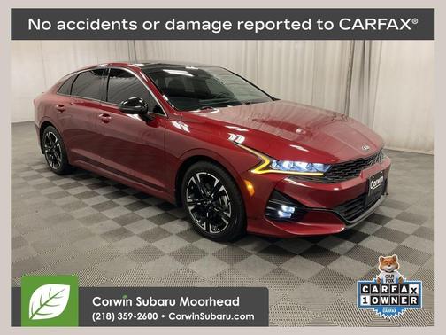 Passion Red 2021 Kia K5 GT-Line