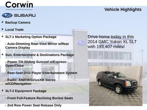 2014 GMC Yukon XL 1500 SLT