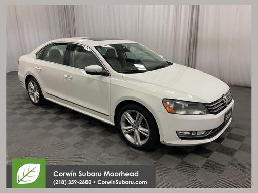 Candy White 2015 Volkswagen Passat 2.0L TDI DSG SEL Premium