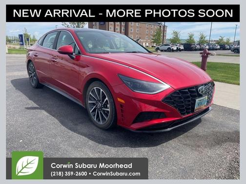 Calypso Red 2021 Hyundai SONATA Limited