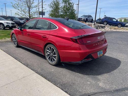 Calypso Red 2021 Hyundai SONATA Limited