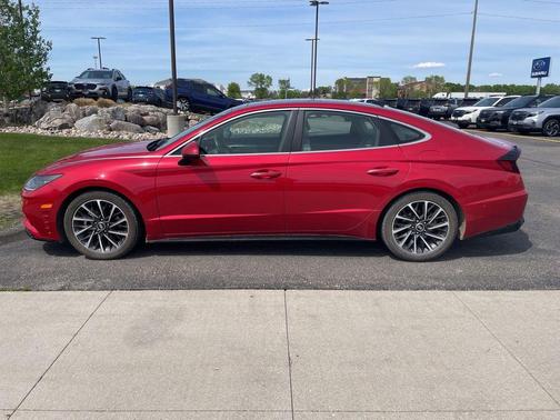 Calypso Red 2021 Hyundai SONATA Limited